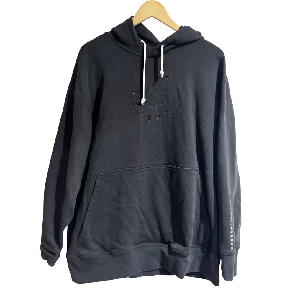 Adidas Consortium Men 2XL Black Pullover Hoodie